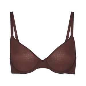 Skims Weightless Demi Bra in Cocoa